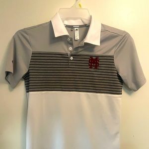 Adidas polo MSU kids Large